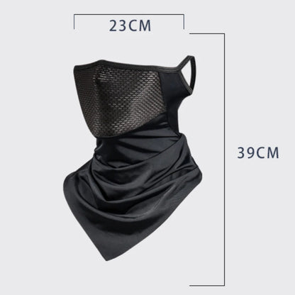 Sun Protection mask balaclava Bicycle Motorcycle Face cover Mask men Ice Silk Cycling Spring Summer Triangular hanging ear mask