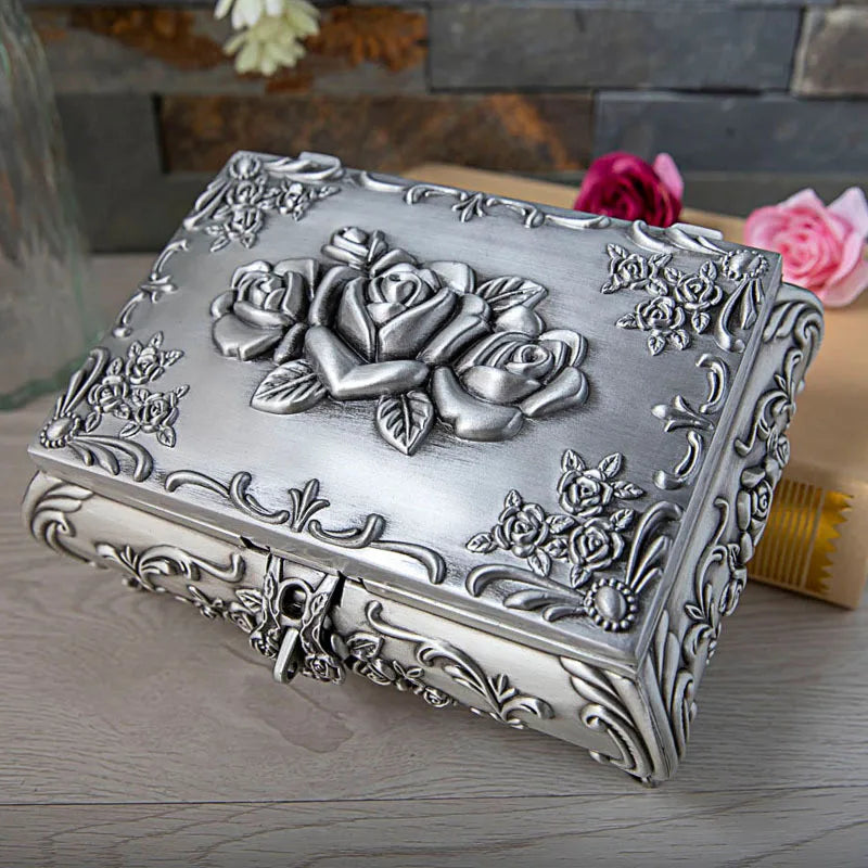 Princess metal jewelry box keepsake souvenir