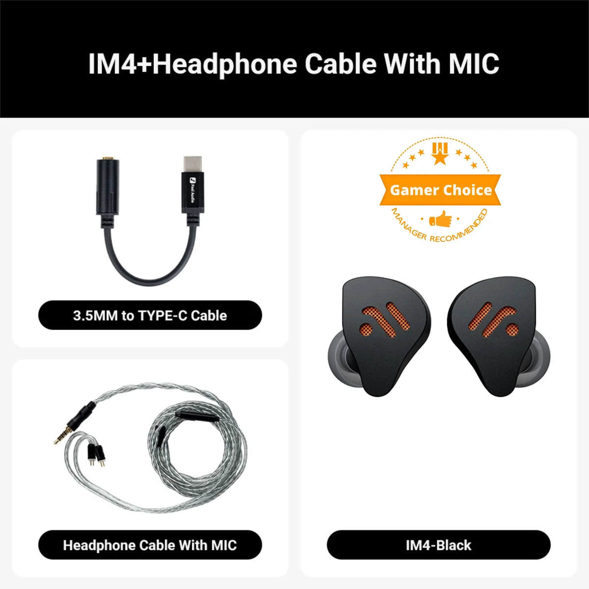 Fosi Audio IM4 — Open-Back IEM
