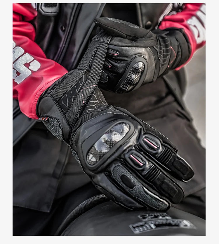 DUHAN W2 All-Weather Motorcycle Gloves Unisex