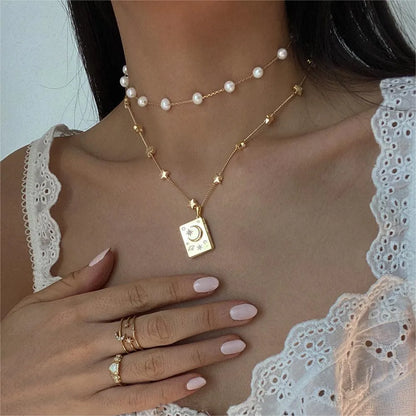 Moonlit Memories Pendant Necklace for Lovers