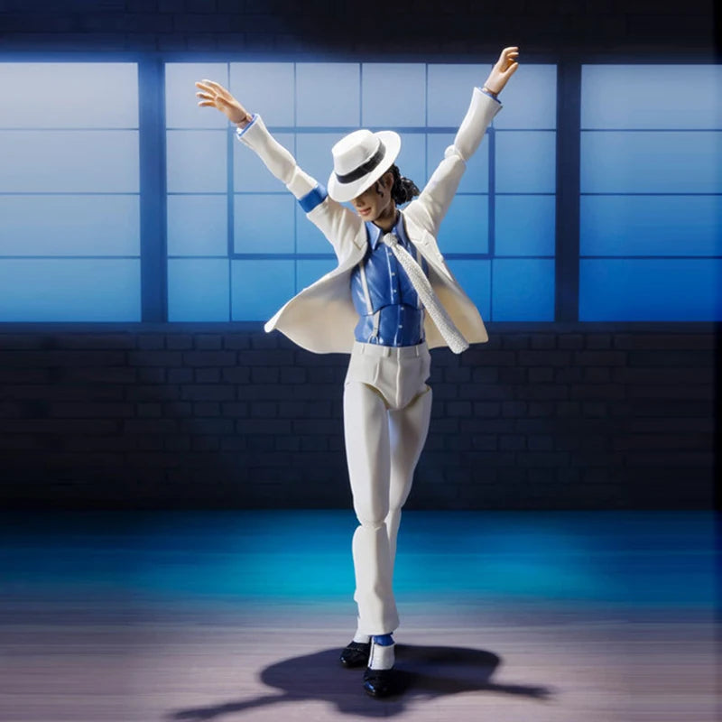 Michael Jackson Smooth Criminal Moonwalk Action Figure Collection Model  Figma 096 Michael Jackson MJ Thriller Graduation Gift