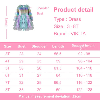Mermaid Dress Baby Girls