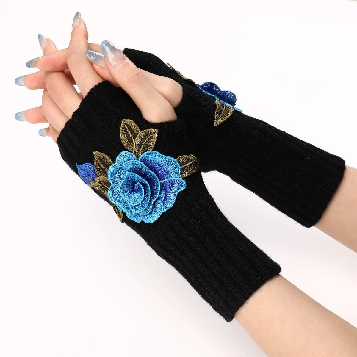 Knitted Fingerless Gloves Fashion