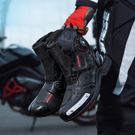 Men Motorcycle Boots Shoes