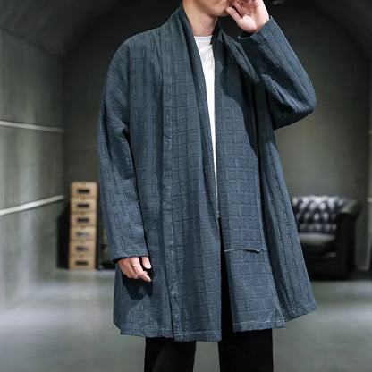 Chinese Style Men's Windbreaker Linen