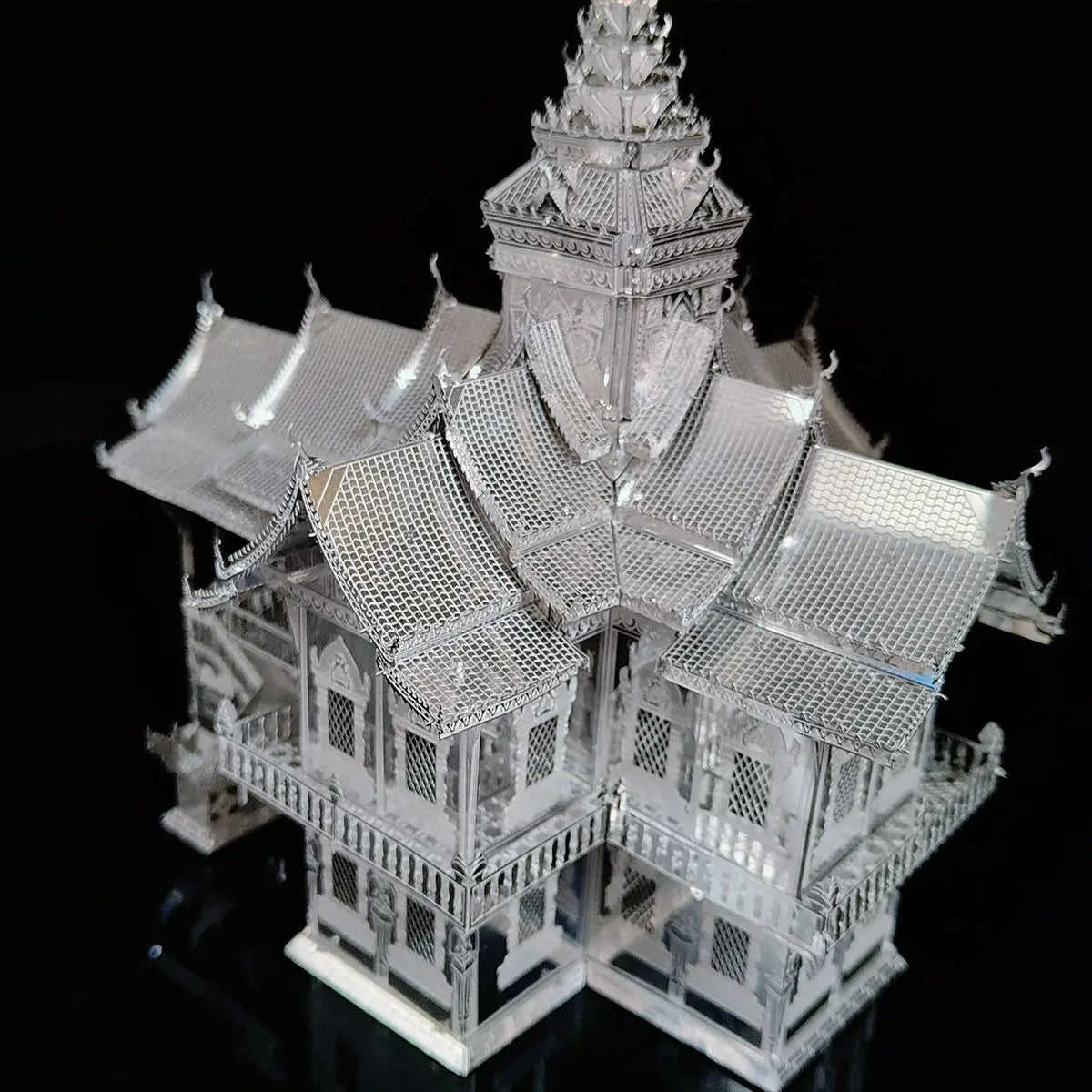 Chiengmai Temple 3D Metal Building DIY Handmade Puzzle