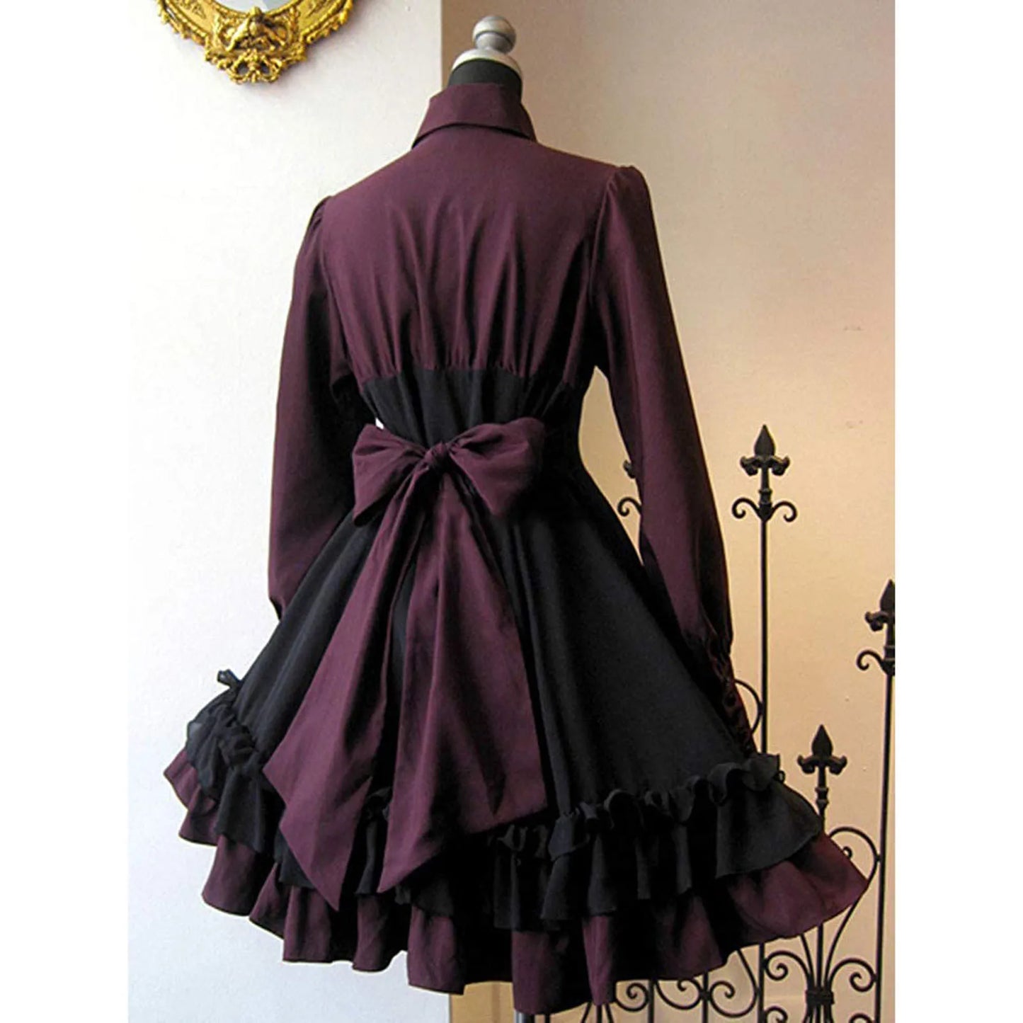 Chic Victorian Bow Collar Lolita Dress