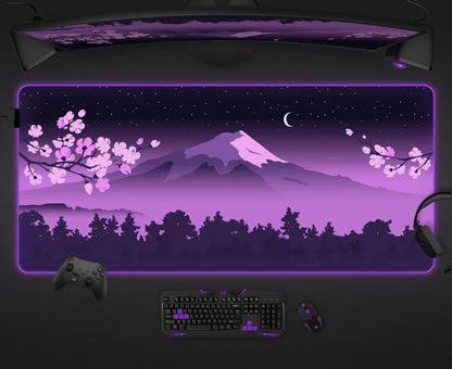 Purple Mouse Pad RGB