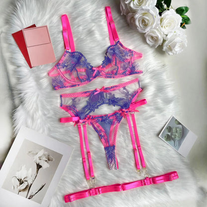 Pink Fancy Lingerie Floral Luxury