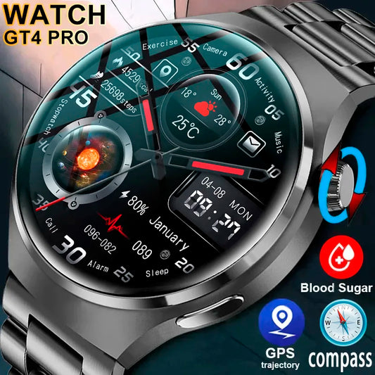 New GPS Smart Watch Men For Huawei GT4 Pro