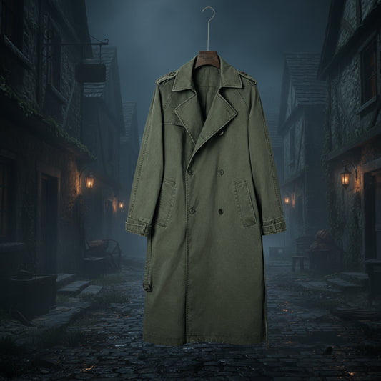Karl Heisenberg Cosplay Costume — Resident Evil Village · Trench Coat Set