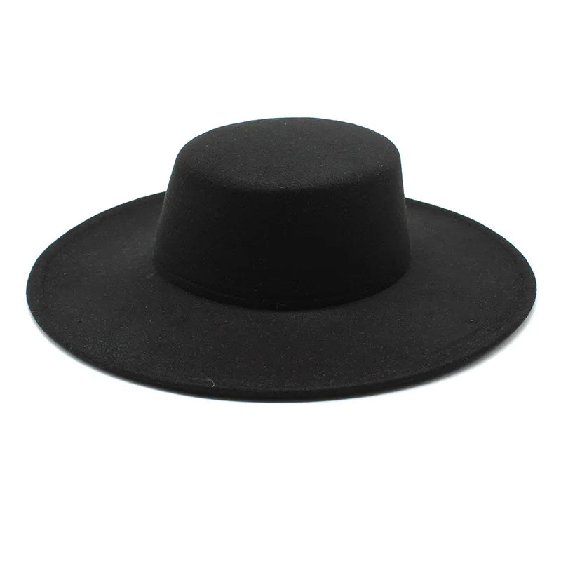 Wide Brim Fedora Hat — Women's French Style