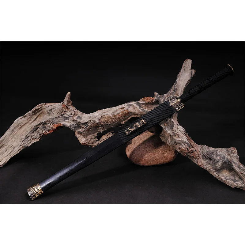 Zombie Etched Han Jian: Decorative Steel Sword