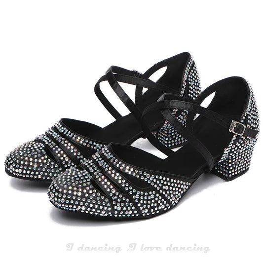 Women Dance Shoes Latin Salsa Ballroom Shoes Latin High Heels Girl Tango Boots Party Shoes Ladies  Jazz Shoes 2023 JuseDanc