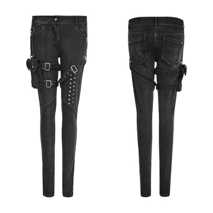 Long pants Casual Black Skinny Jeans