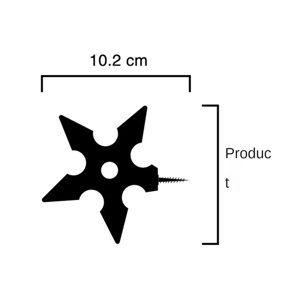Ninja Star Coat Hook - Stylish Wall Organizer