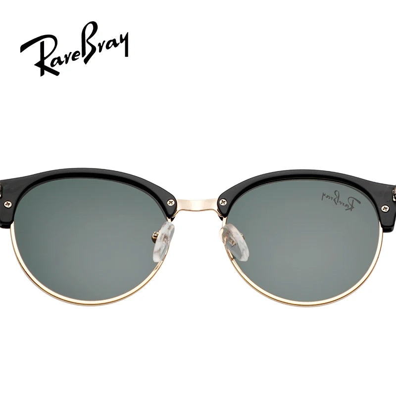 Vintage Round Polarized Sunglasses — Retro UV400 Alloy
