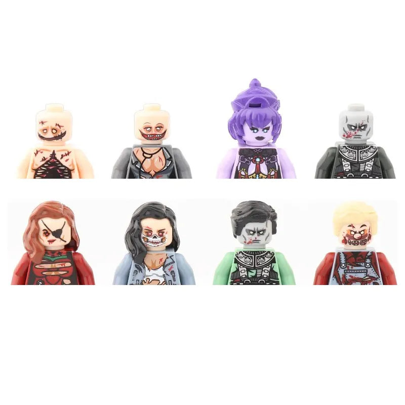 Building Blocks Halloween Zombies Movie Figures