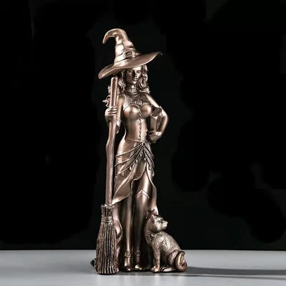 Witch Statue Nordic Minimalist Handmade Crafts