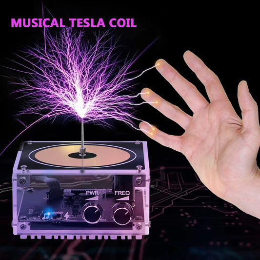 Tesla Coil Arc Plasma Desktop Toy Touchable