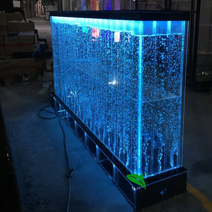 Modern Night Club Led Bar Counter Used Light Up Acrylic Aquarium Bar Table Furniture For Bar