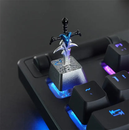 Frostmourne Metal Keycap Light Transmission