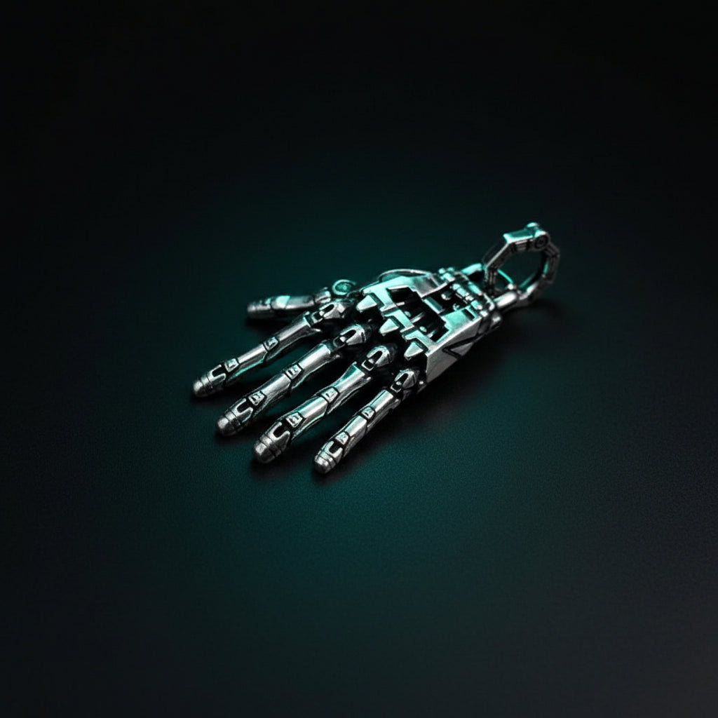 Mechanical Bionic Hand Pendant — Steampunk Movable Fingers