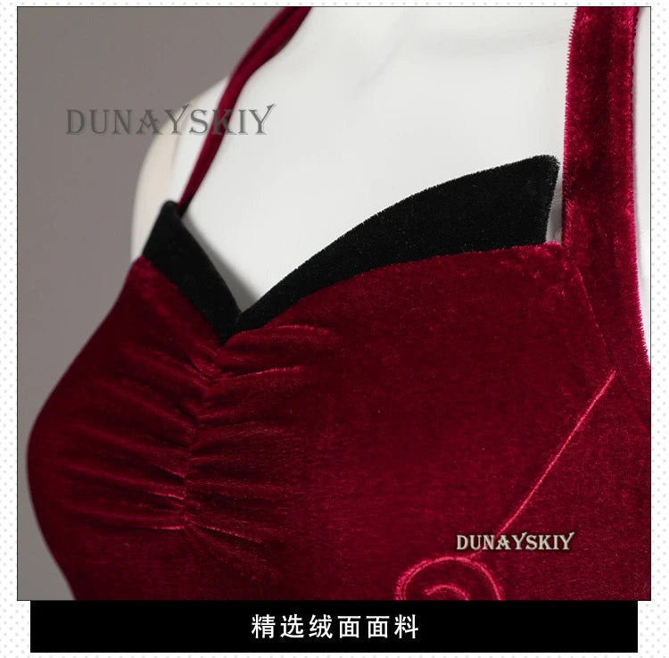 Ada Wong Evil Cheongsam Cosplay Costume Set