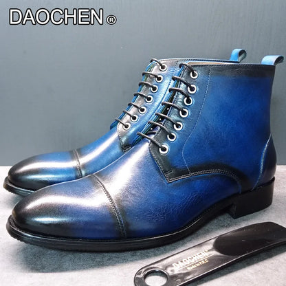 LUXURY MEN ANKLE BOOTS