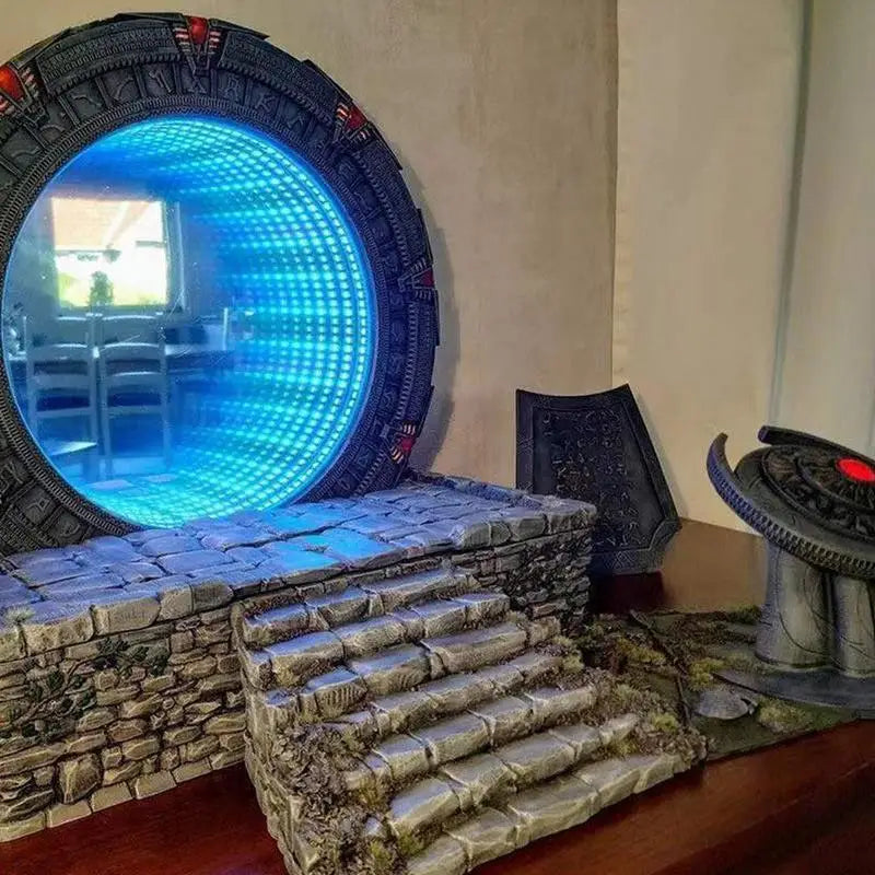 Unique Star Gate Book Stand Light Mirror
