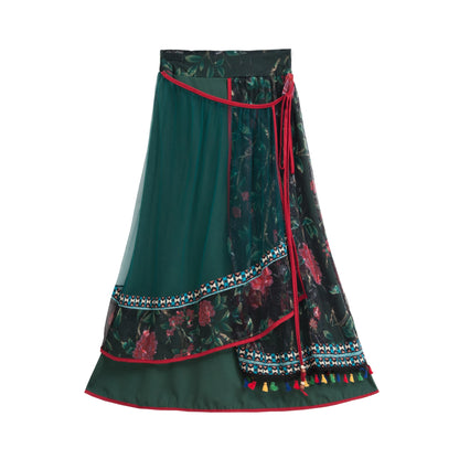 Vintage Ethnic Style Women Skirts