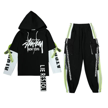 Kid Sport Sets Hoodie Pant Boys Girls Streetwear Fashion