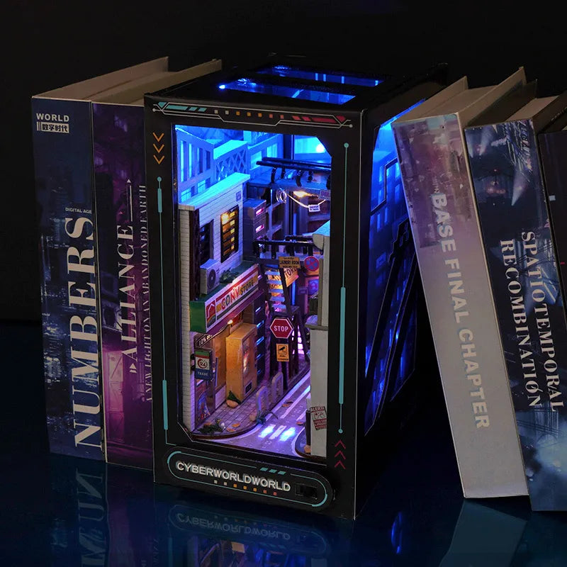 Building Kits Cyberpunk World Bookshelf