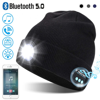 Bluetooth Earphone Music Hat Winter