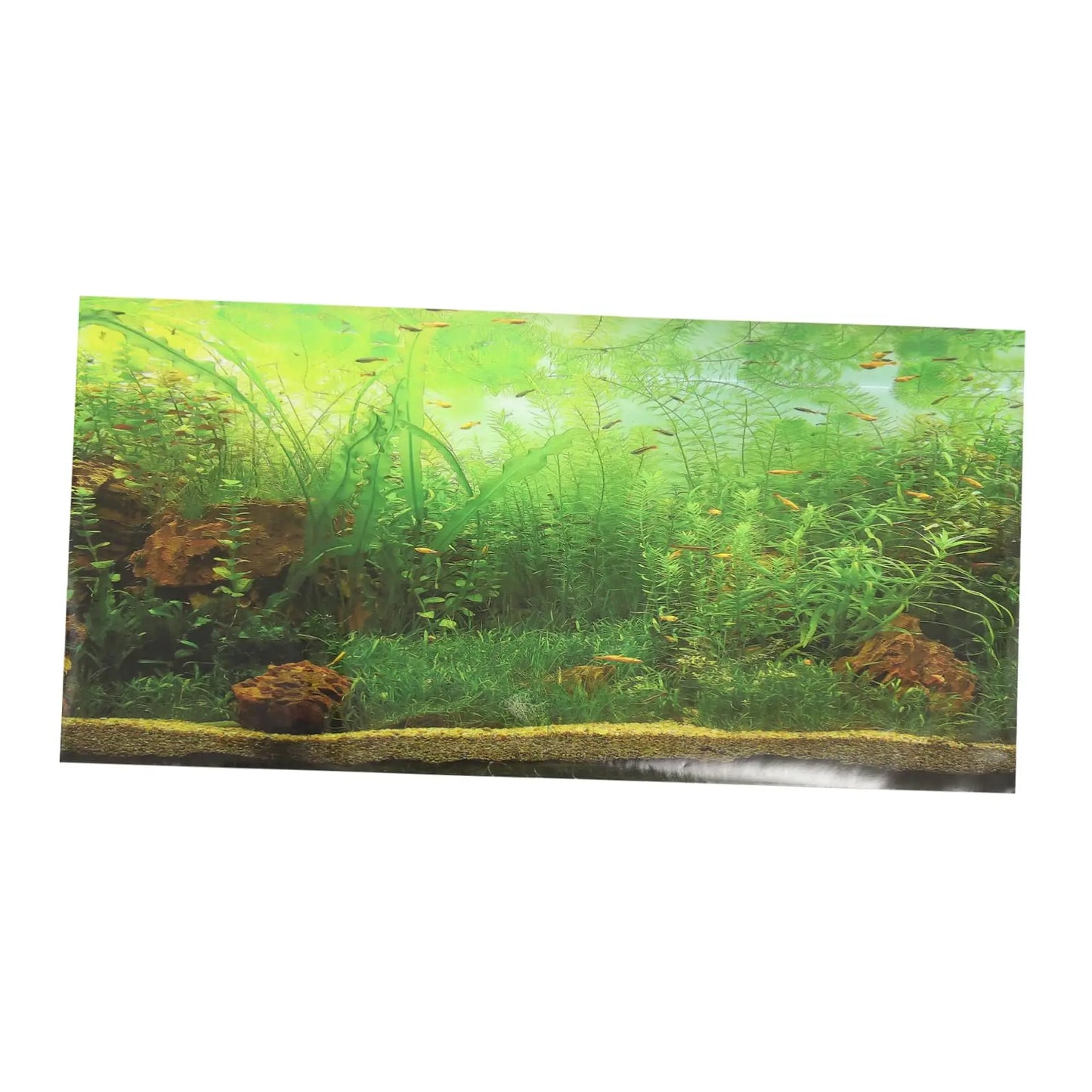 Aquarium Background Sticker, Underwater Cave Stone