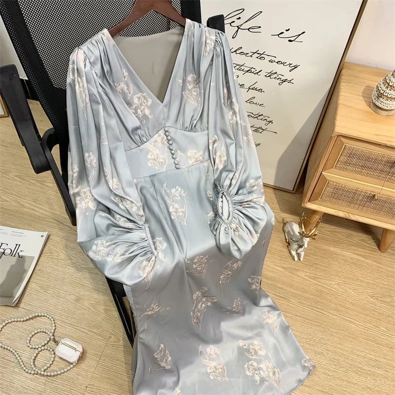 Elegant Mermaid Vintage Dress for Women