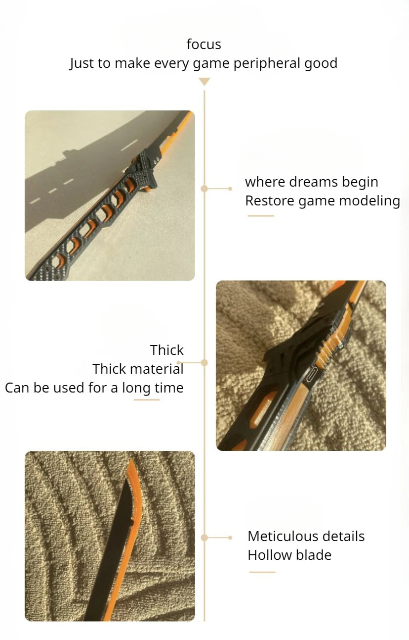 Punk Thermal Katana - Sci-Fi Glow Gaming Sword