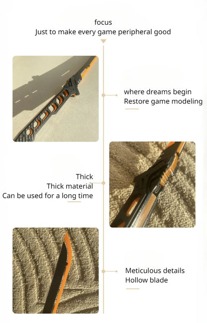 Punk Thermal Katana - Sci-Fi Glow Gaming Sword