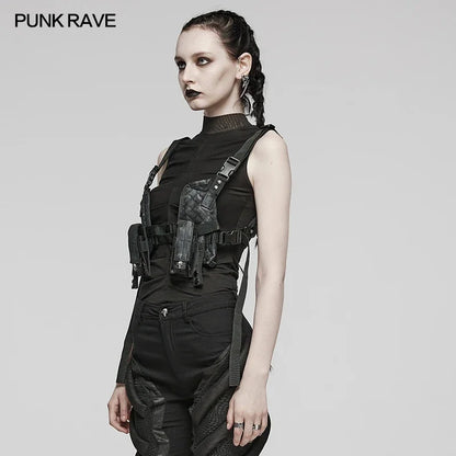 Edgy Detachable Punk Harness Mini Bags