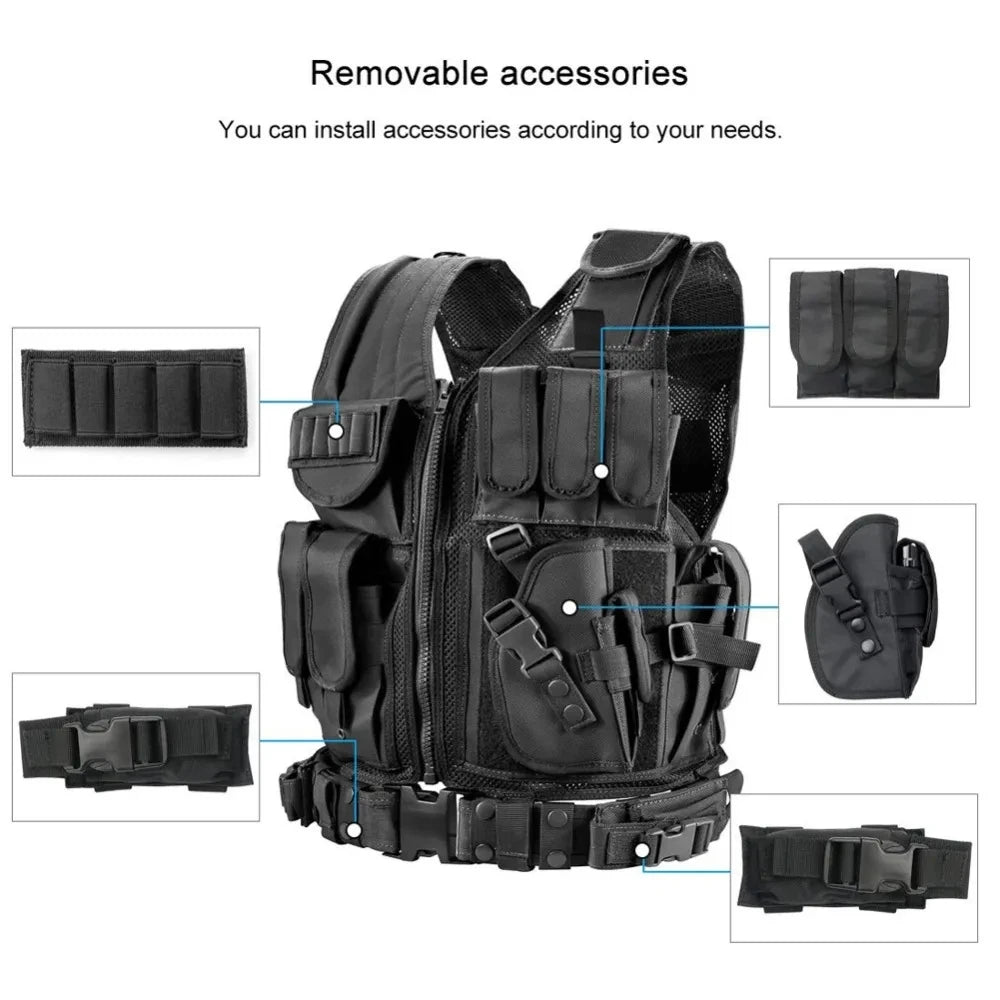 SWAT Combat Armor Vests Security