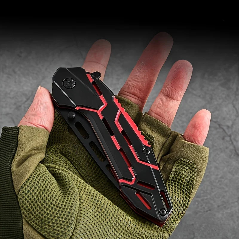 SurvivorPro: Dual-Color Portable Folding Knife