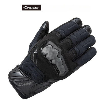 RSTAICHI Men's Retro Touchscreen Motorcycle Gloves