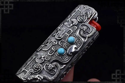 Silver Lighter Case Cover