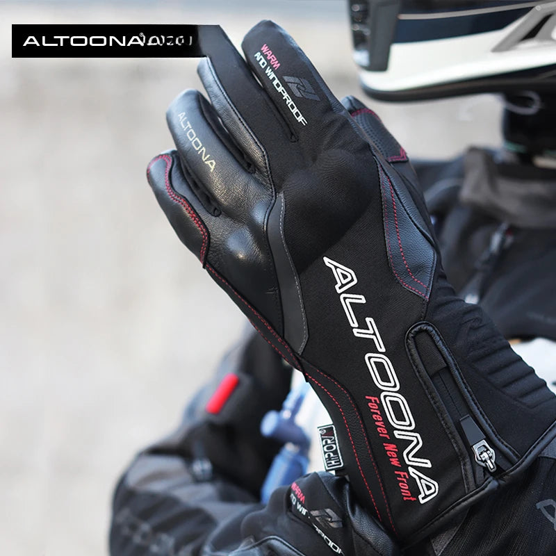 Winter Windproof Touchscreen Motorcycle Gloves
