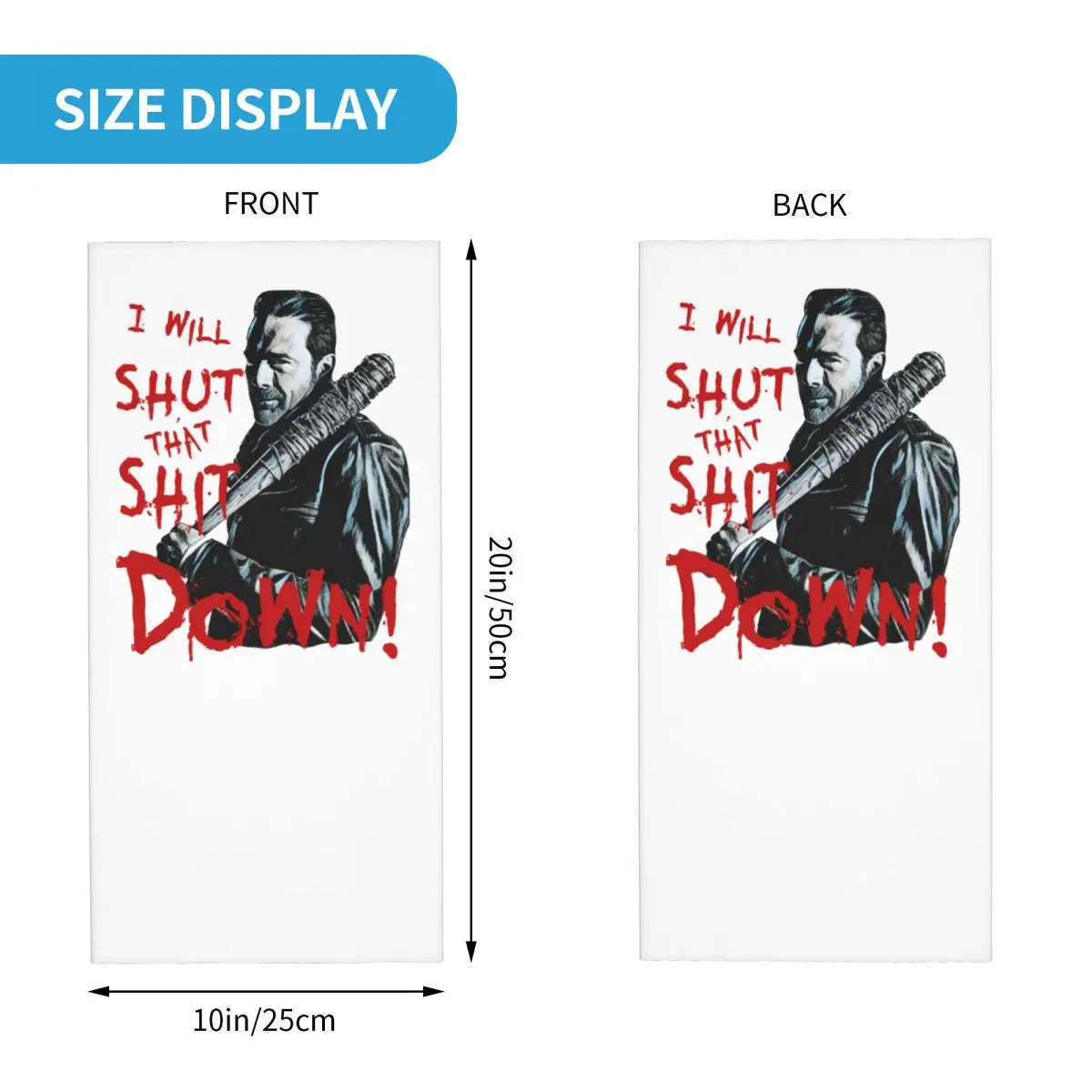 Negan's Zombie Gaiter: Winter Horror Gear