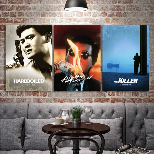 Chow Yun-Fat God of Gamblers Canvas Wall Art
