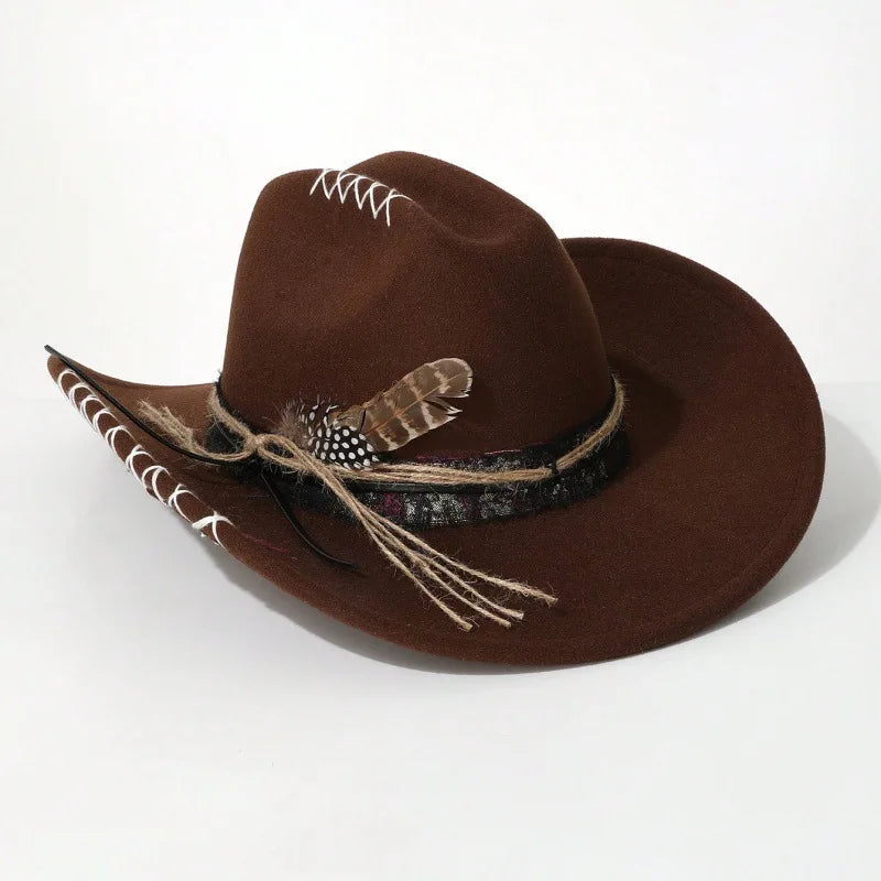 Handmade Suede Fedora Hat — Vintage Jazz