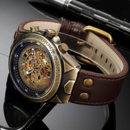 Leather Mechanical Watch