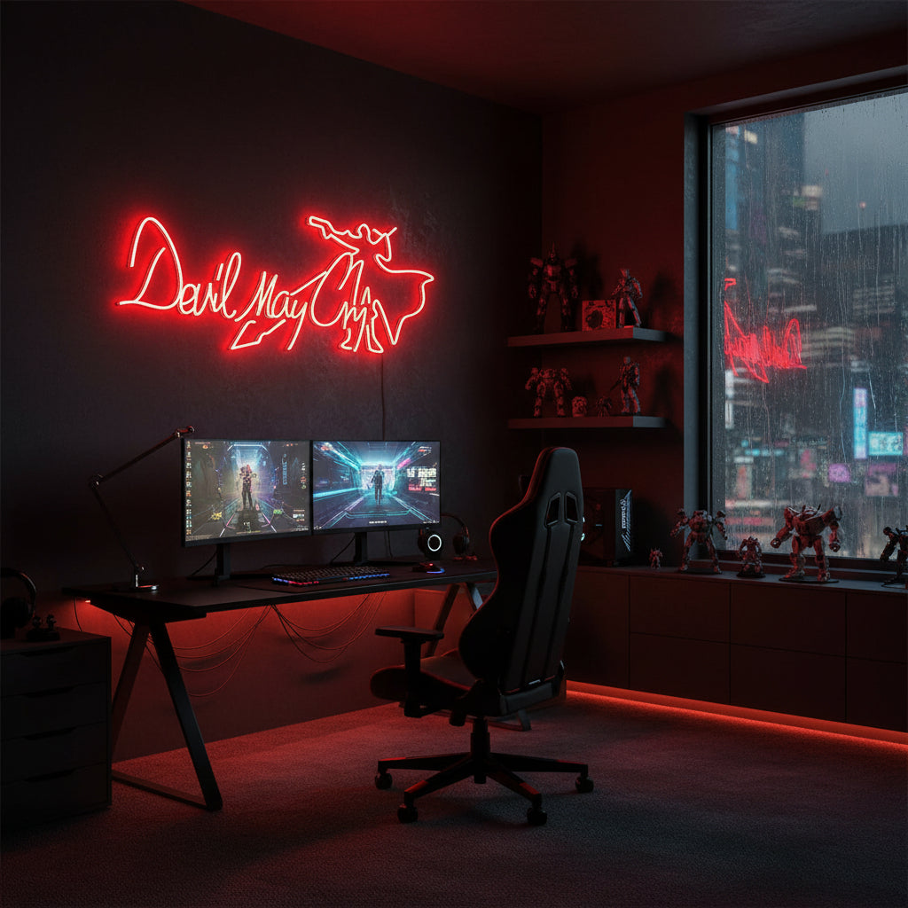 Devil May Cry Demon Hunter Neon Light